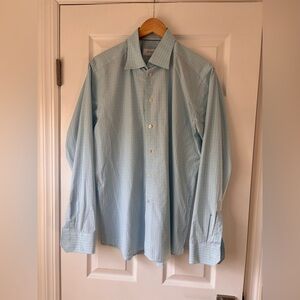 Eton men's slim button down shirt size 41 - 16